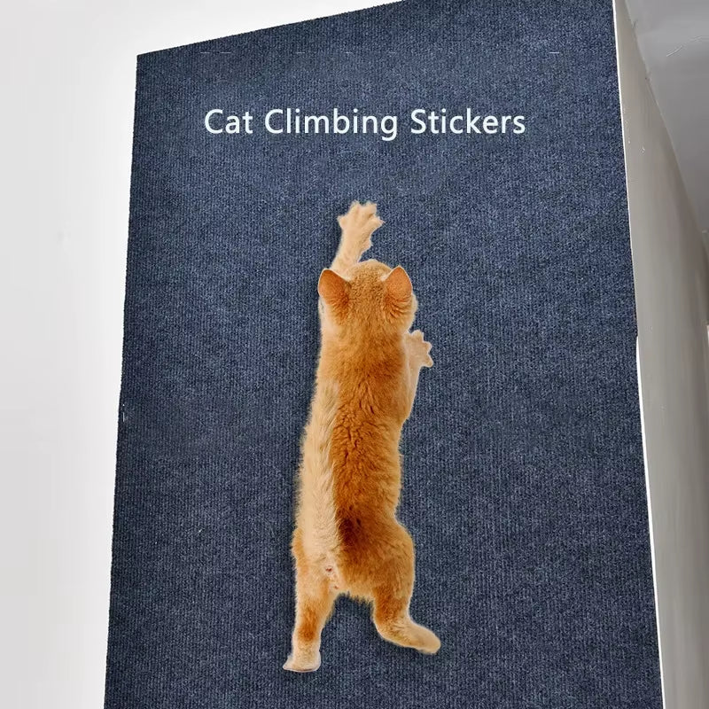 Wall Self-Adhesive anti Cat Scratch Sofa DIY Cats Scratch Protection Paws Sharpen Trimmable Carpet Cats Scratch Board ﻿