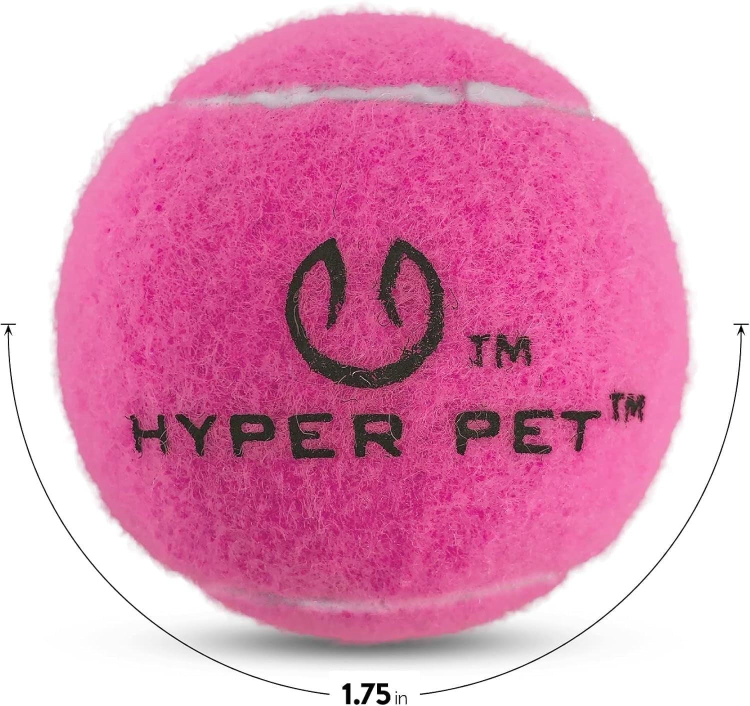 MINI Tennis Balls for Dogs (Pet Safe Dog Ball Dog Tennis Balls for Exercise & Training) Dog Ball Interactive Dog Toys Work with  K9 Kannon MINI Dog Ball Launcher - 4 Pack MINI Pink